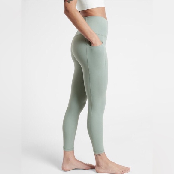 NWOT Athleta Sage Green Leggings - Picture 5 of 13
